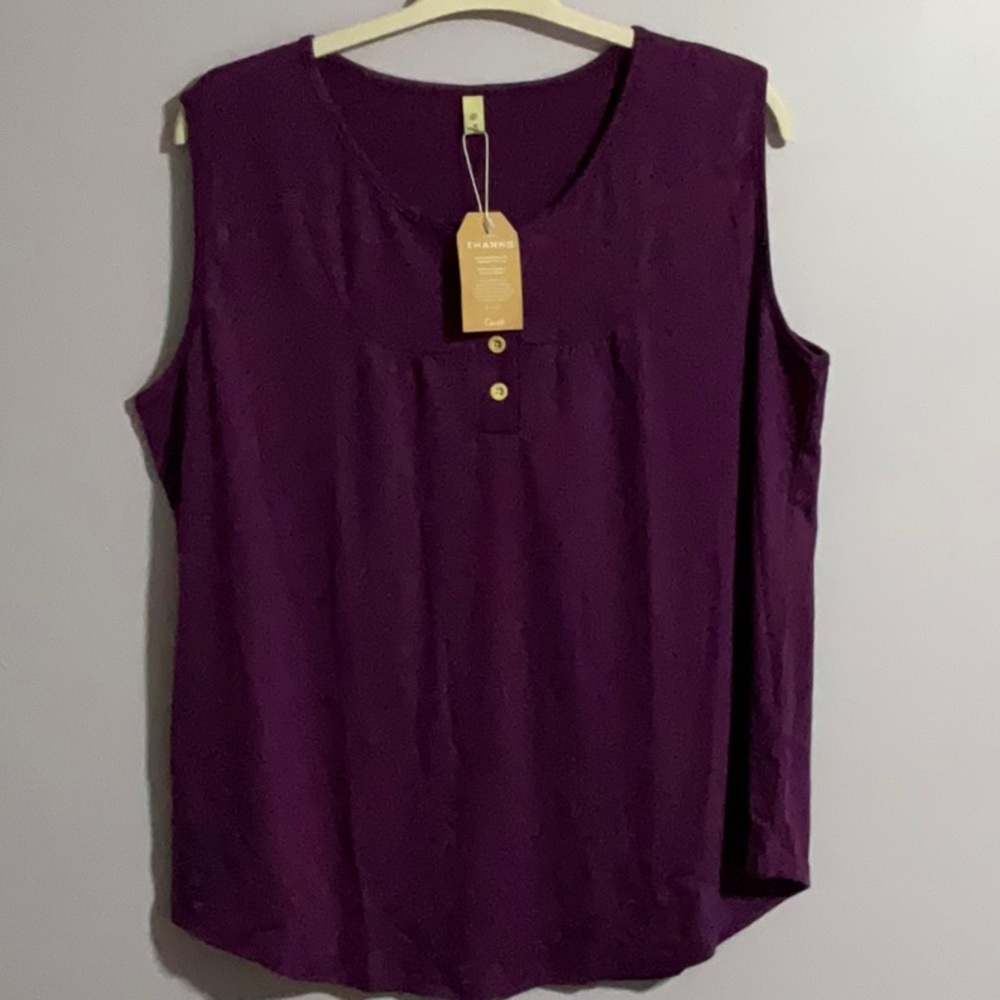 CYANSTYLE Sleeveless women top